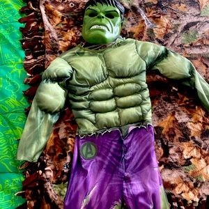 Kids Size Small Hulk costume